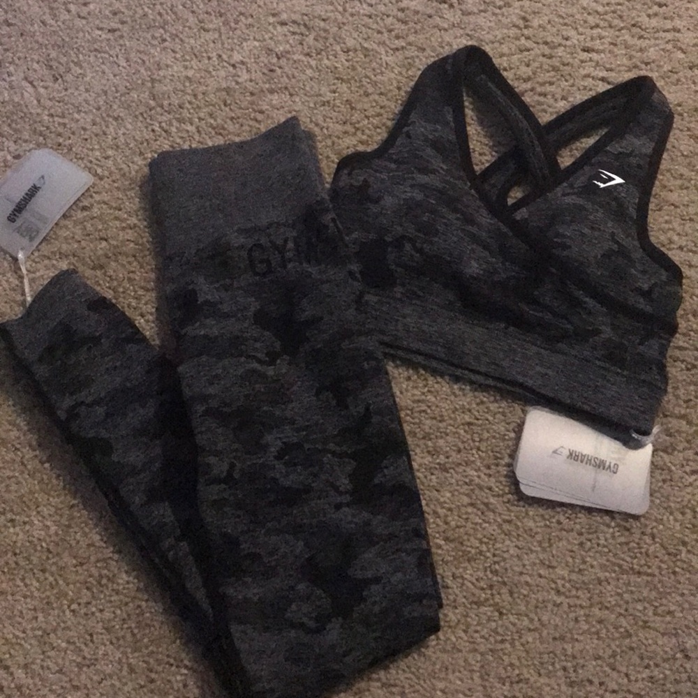 NWT gymshark camo set